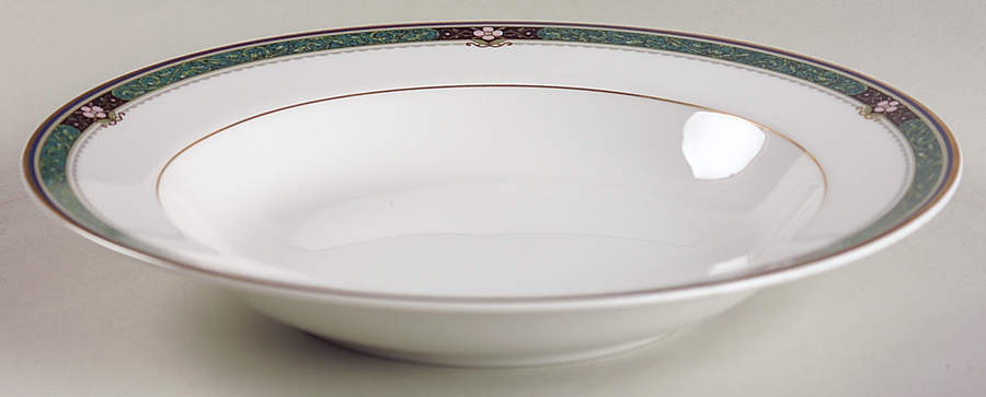 Serena Jade Rim Soup Bowl by Mikasa-1