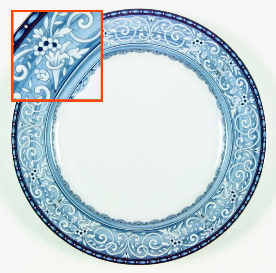 Blue Chintz Dinner Plate by Mikasa-1