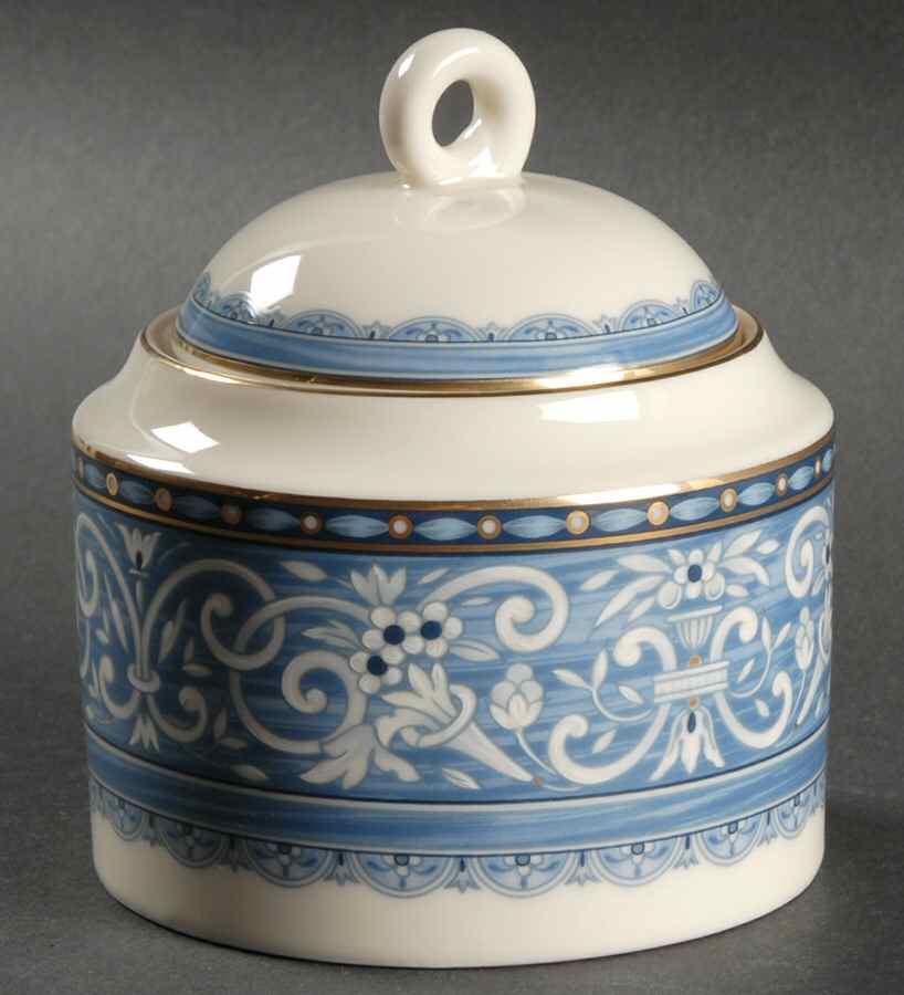 Blue Chintz Sugar Bowl & Lid by Mikasa-1