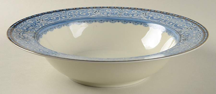 Blue Chintz 10" Round Vegetable Bowl by Mikasa-1