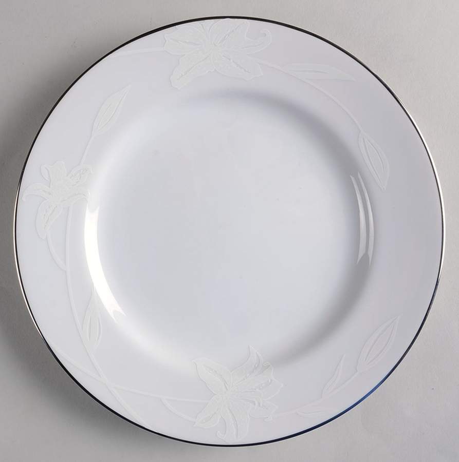 Fleur De Lis Platinum Salad Plate by Mikasa-1