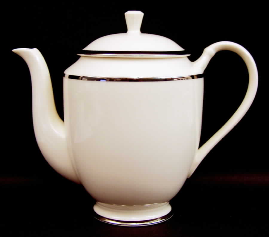 Oxford Platinum Coffee Pot & Lid by Mikasa-1