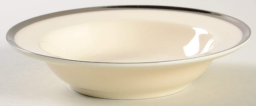 Oxford Platinum Rim Fruit/Dessert (Sauce) Bowl by Mikasa-1