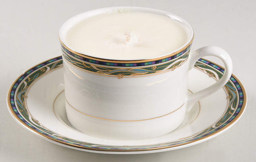 Clarendon Scented Cup & Saucer Candle-Coffee  HC by Mikasa-1
