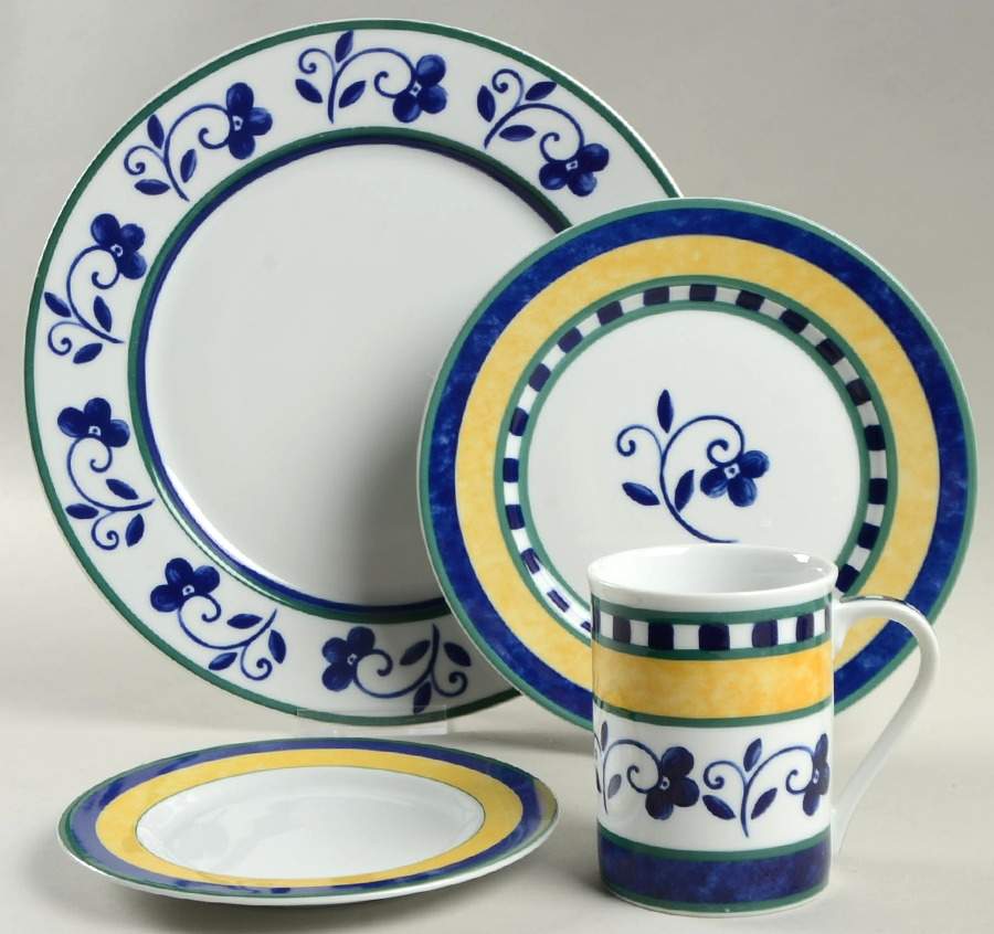 Firenze (Porcelain) 4 Piece Place Setting by Mikasa-1