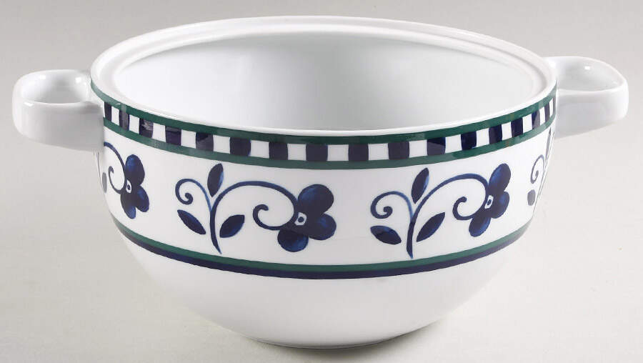 Firenze (Porcelain) 3 Quart Round Casserole No Lid by Mikasa-1
