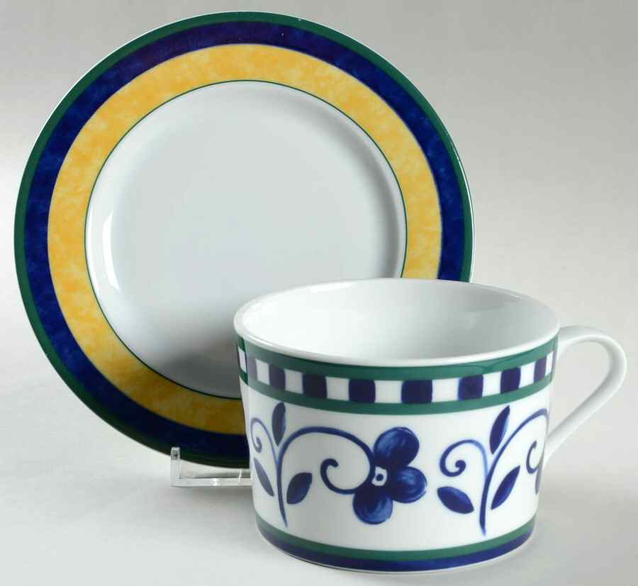 Firenze (Porcelain) Jumbo Cup & Saucer Set by Mikasa-1