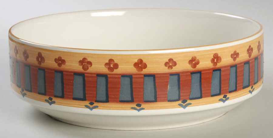Granada Red 8" Round Vegetable Bowl by Mikasa-1