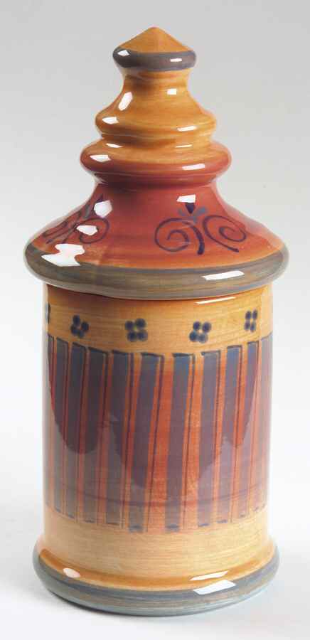 Granada Red Medium Canister & Lid by Mikasa-1