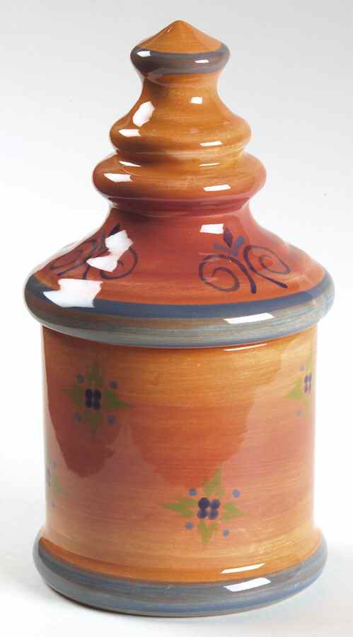Granada Red Small Canister & Lid by Mikasa-1