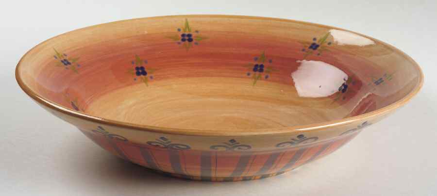 Granada Red 14" Pasta Serving Bowl by Mikasa-1