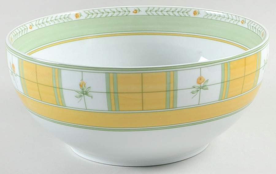 English Rose (Porcelain) 9" Round Vegetable Bowl by Mikasa-1