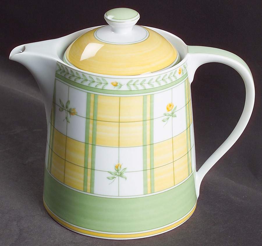 English Rose (Porcelain) Teapot & Lid by Mikasa-1