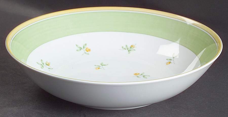 English Rose (Porcelain) 10" Pasta Serving Bowl by Mikasa-1