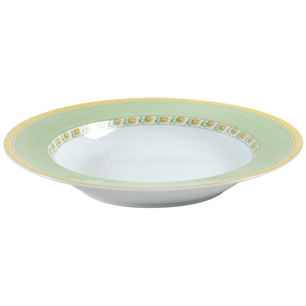 English Rose (Porcelain) Large Rim Soup Bowl by Mikasa-1