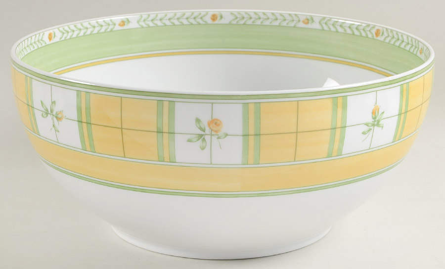 English Rose (Porcelain) 10" Round Vegetable Bowl by Mikasa-1