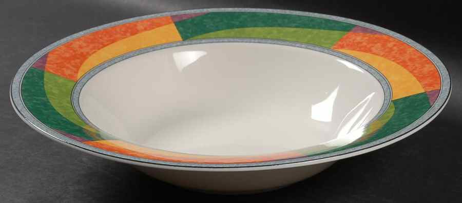 Color Scheme 10" Round Vegetable Bowl by Mikasa-1