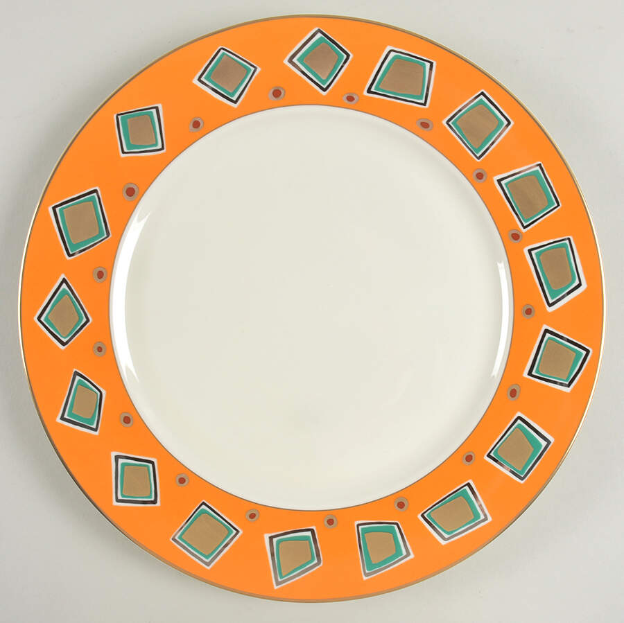 Trafalgar Orange 12" Chop Plate (Round Platter) by Mikasa-1