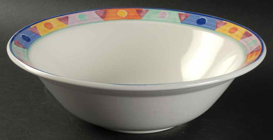Color Mural 10" Round Vegetable Bowl by Mikasa-1