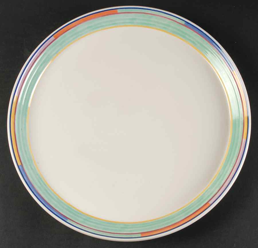 Color Mural 12" Chop Plate (Round Platter) by Mikasa-1