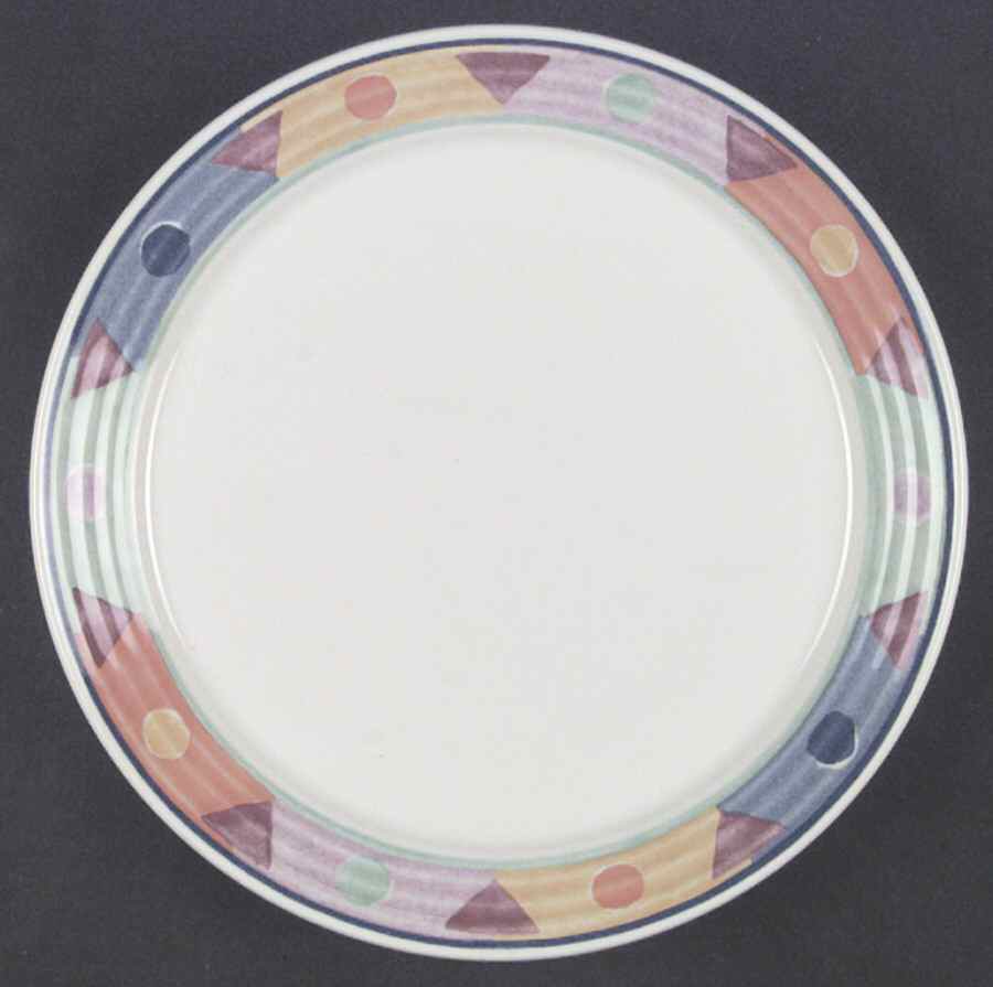 Color Mural Salad Plate by Mikasa-1