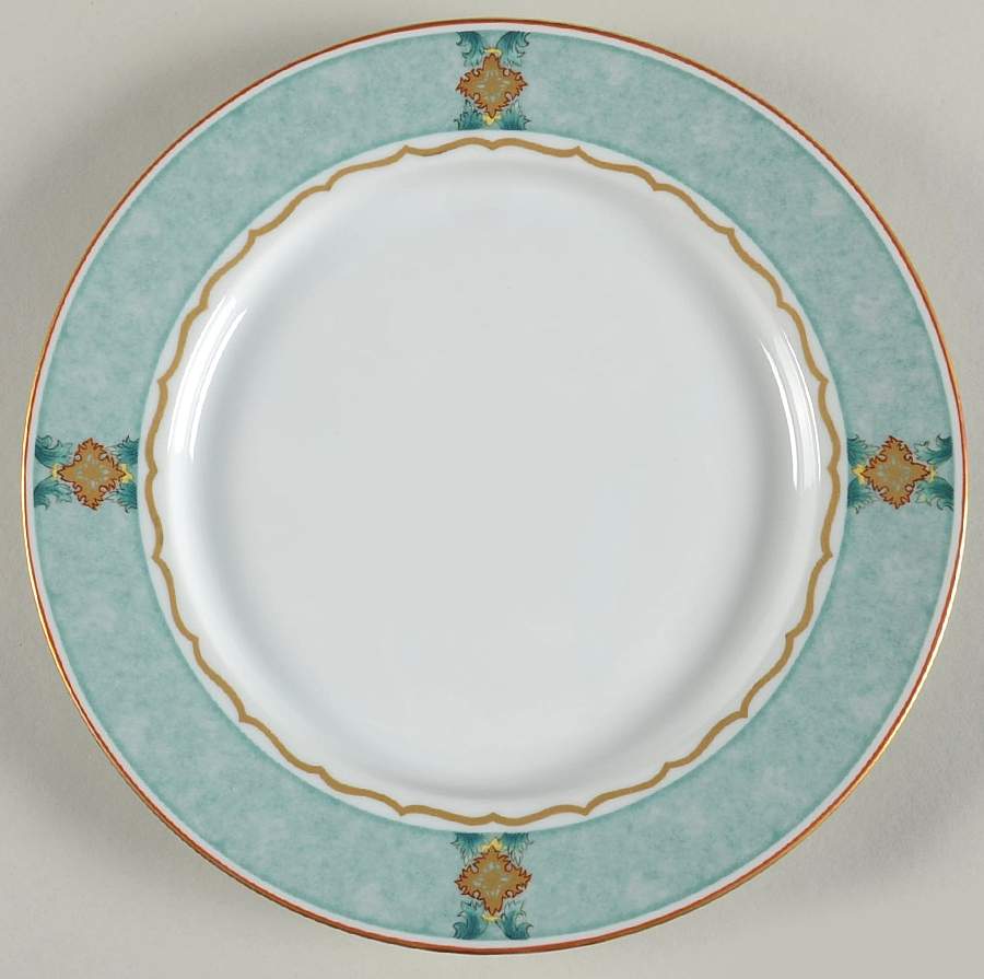 Merian Mist Salad/Dessert Plate by Mottahedeh-1