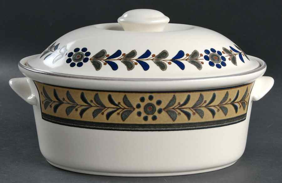 Tivoli Garden 1.5 Quart Oval Covered Casserole by Mikasa-1