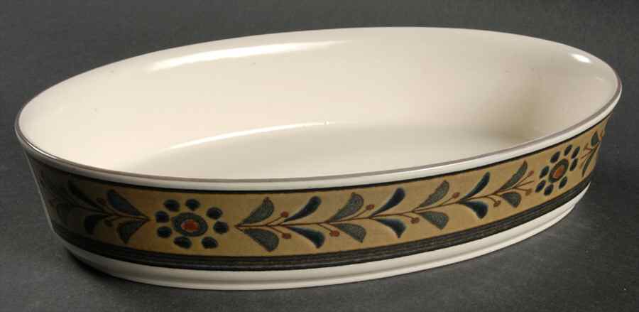 Tivoli Garden 10" Oval Baker by Mikasa-1