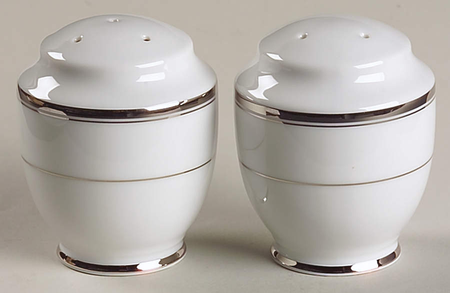 Classic Platinum Salt & Pepper Set by Mikasa-1