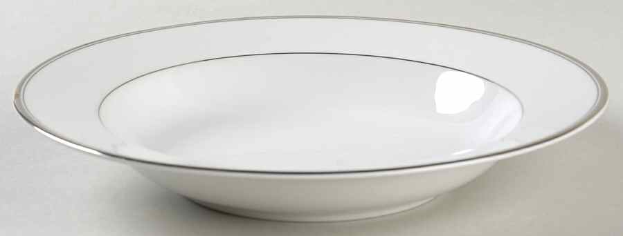 Classic Platinum Rim Soup Bowl by Mikasa-1