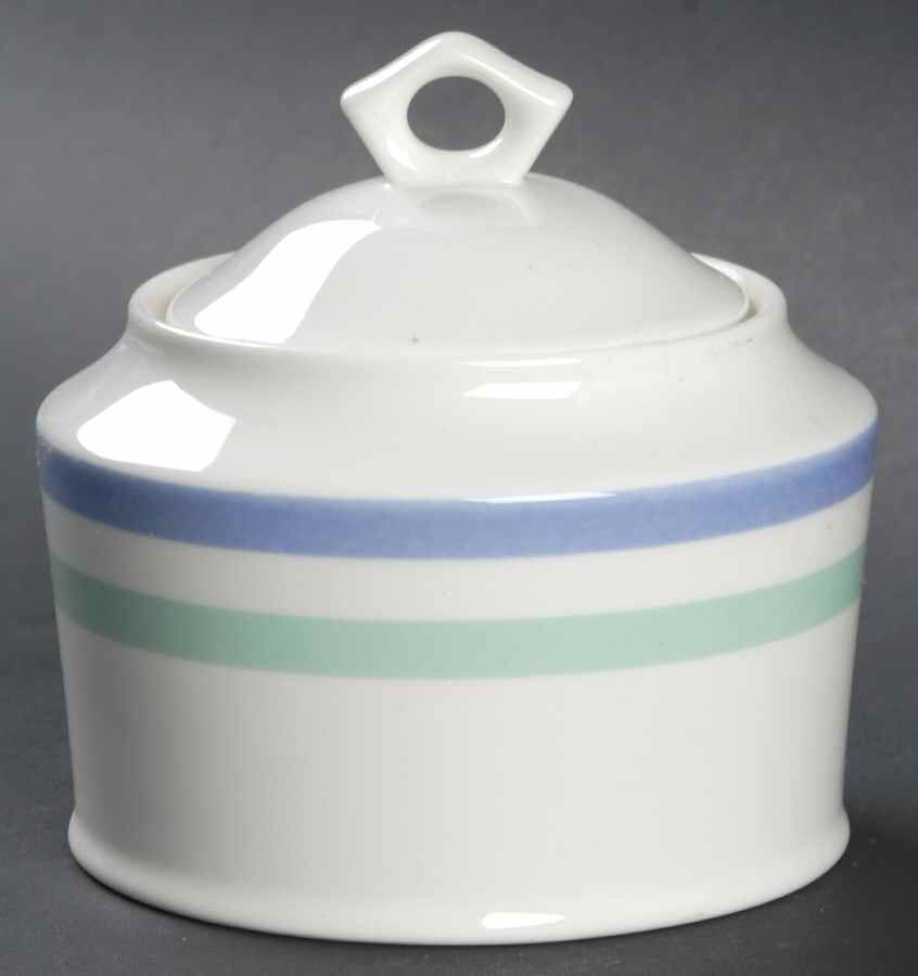 Color Track Sugar Bowl & Lid by Mikasa-1