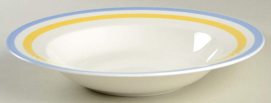 Color Track Large Rim Soup Bowl by Mikasa-1
