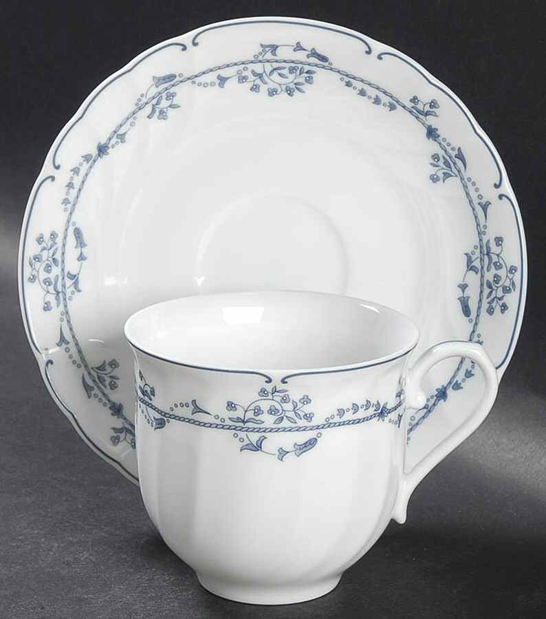 Victorian Vine Flat Cup & Saucer Set by Mikasa-1
