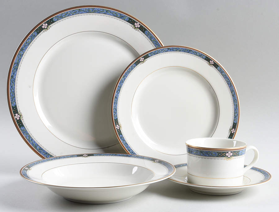 Serena Blue 5 Piece Place Setting by Mikasa-1