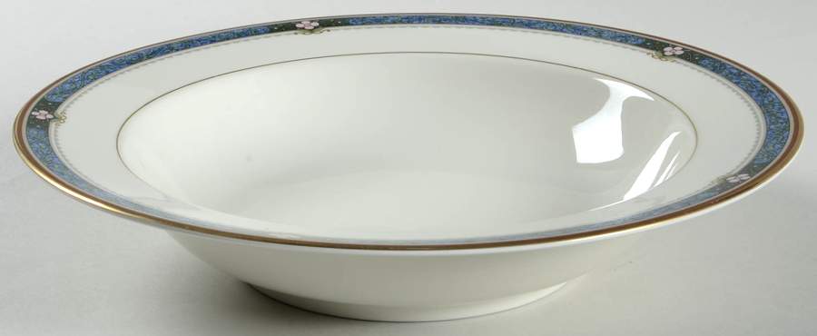 Serena Blue 10" Round Vegetable Bowl by Mikasa-1