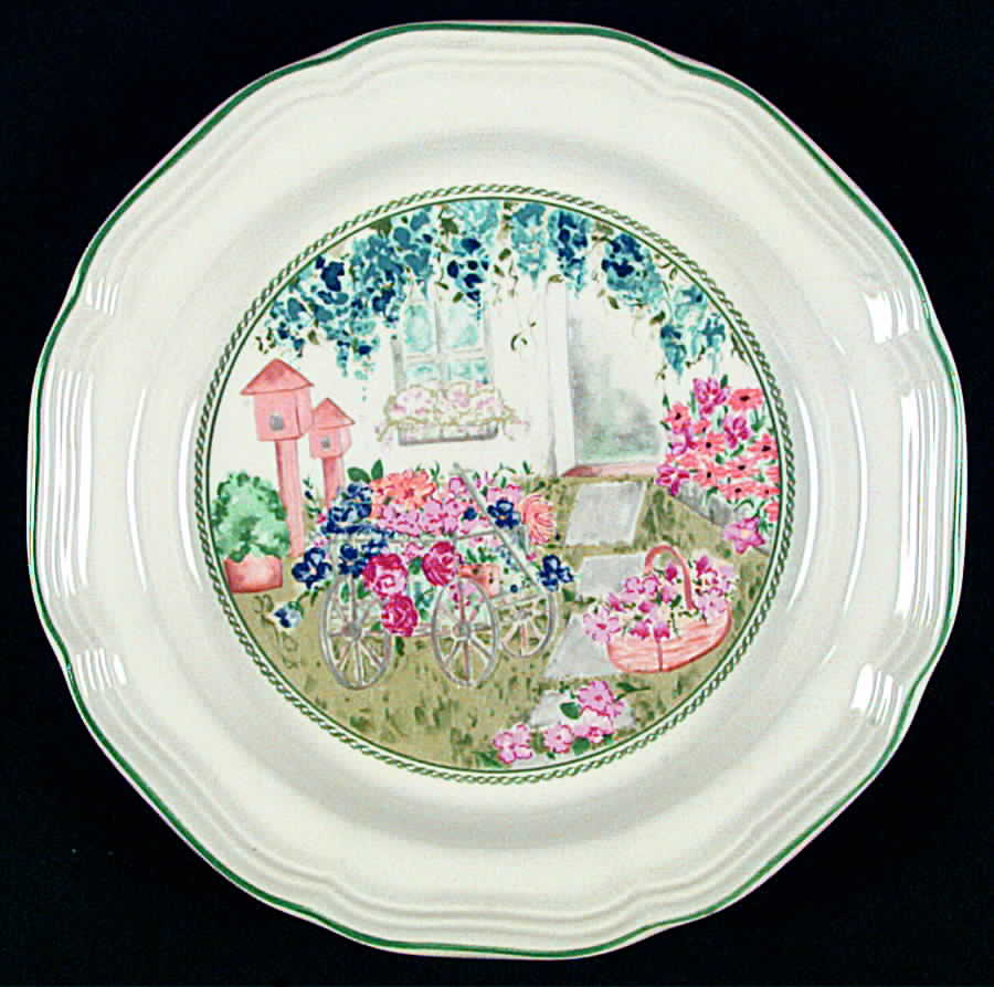 Spring Collage Salad Plate by Mikasa-1