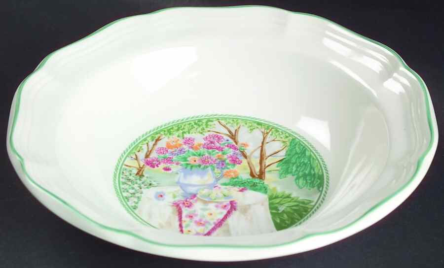 Spring Collage Rim Fruit/Dessert (Sauce) Bowl by Mikasa-1