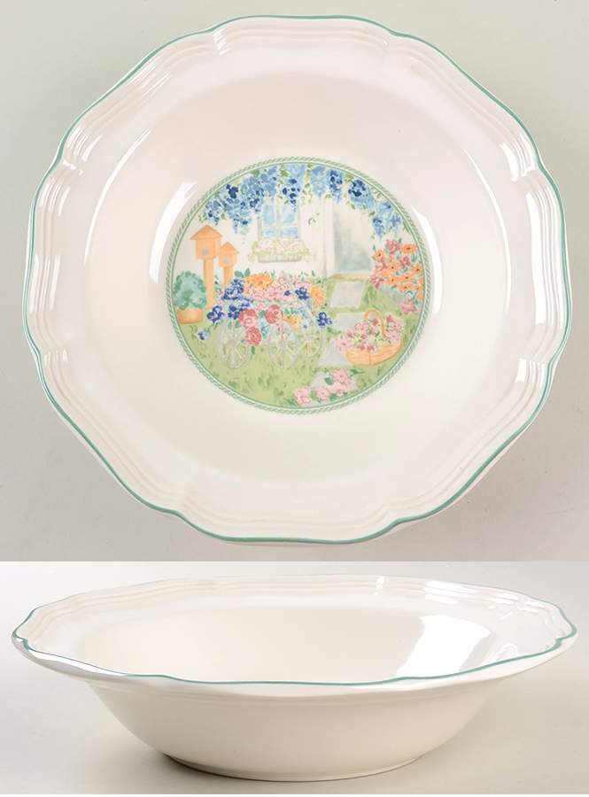 Spring Collage 9" Round Vegetable Bowl by Mikasa-1