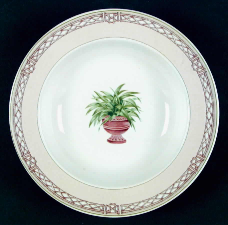 Village Court Large Rim Soup Bowl by Mikasa-1