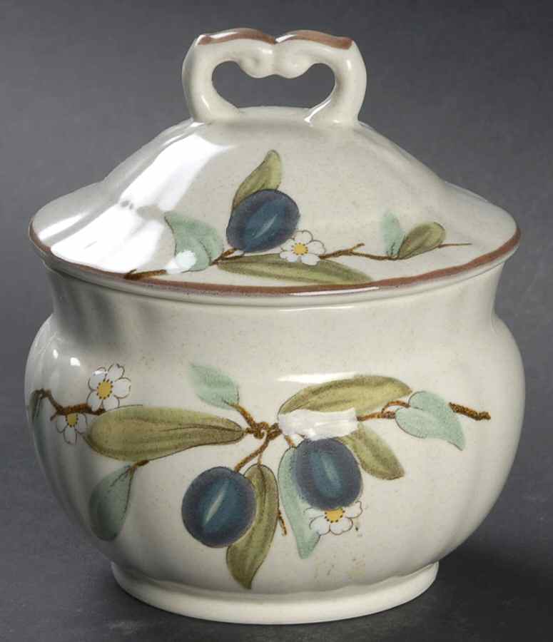 Country Lane Sugar Bowl & Lid by Mikasa-1