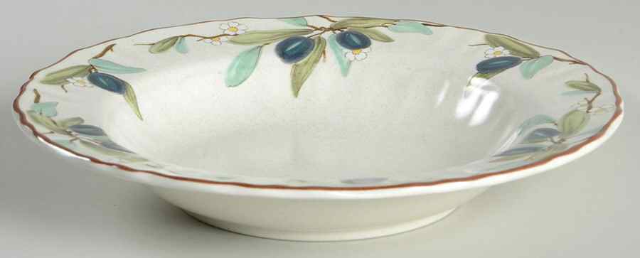 Country Lane Large Rim Soup Bowl by Mikasa-1