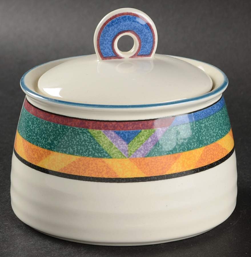 Malibu Sugar Bowl & Lid by Mikasa-1