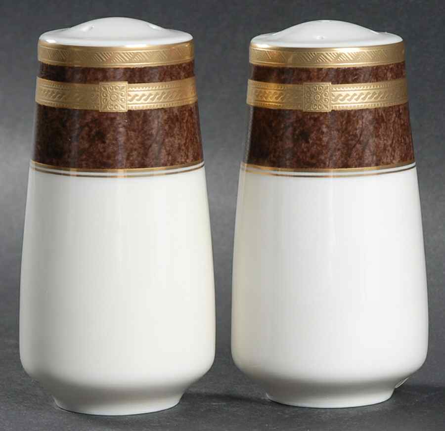 Mahogany Florentine Salt & Pepper Set by Mikasa-1