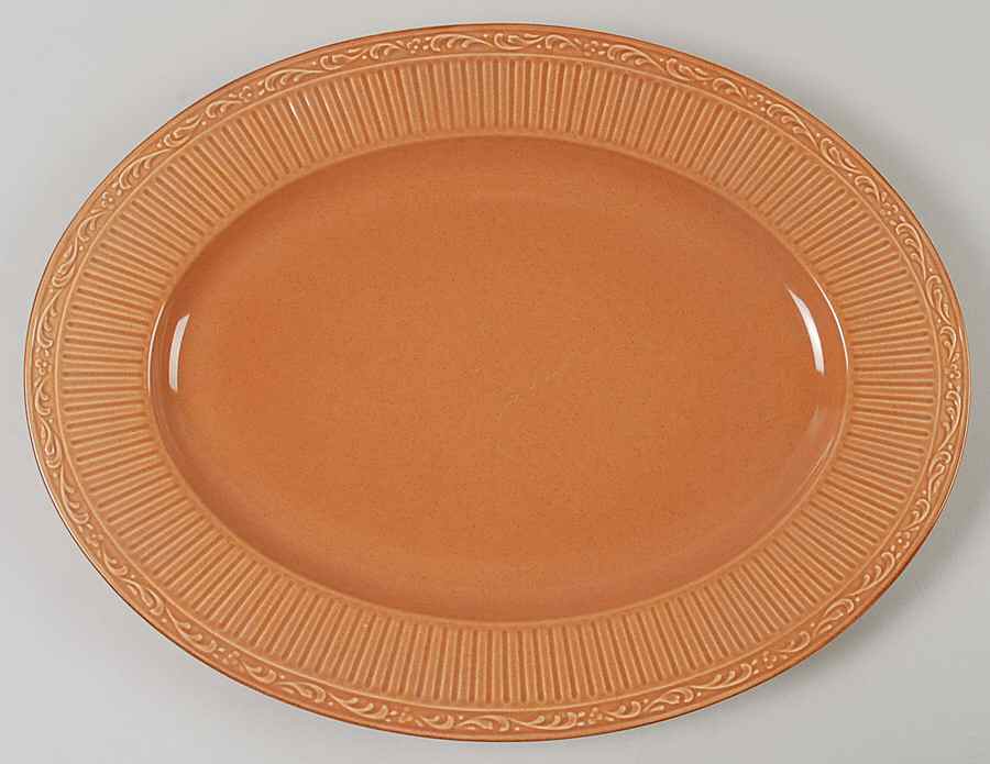 Cordovan 15" Oval Serving Platter by Mikasa-1