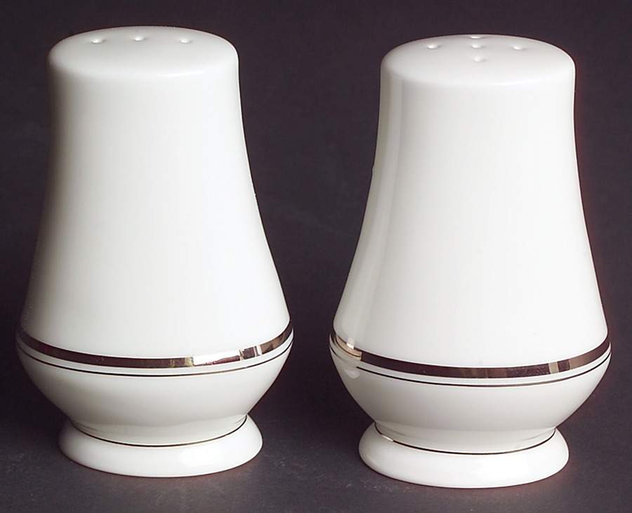 Gothic Platinum Salt & Pepper Set by Mikasa-1