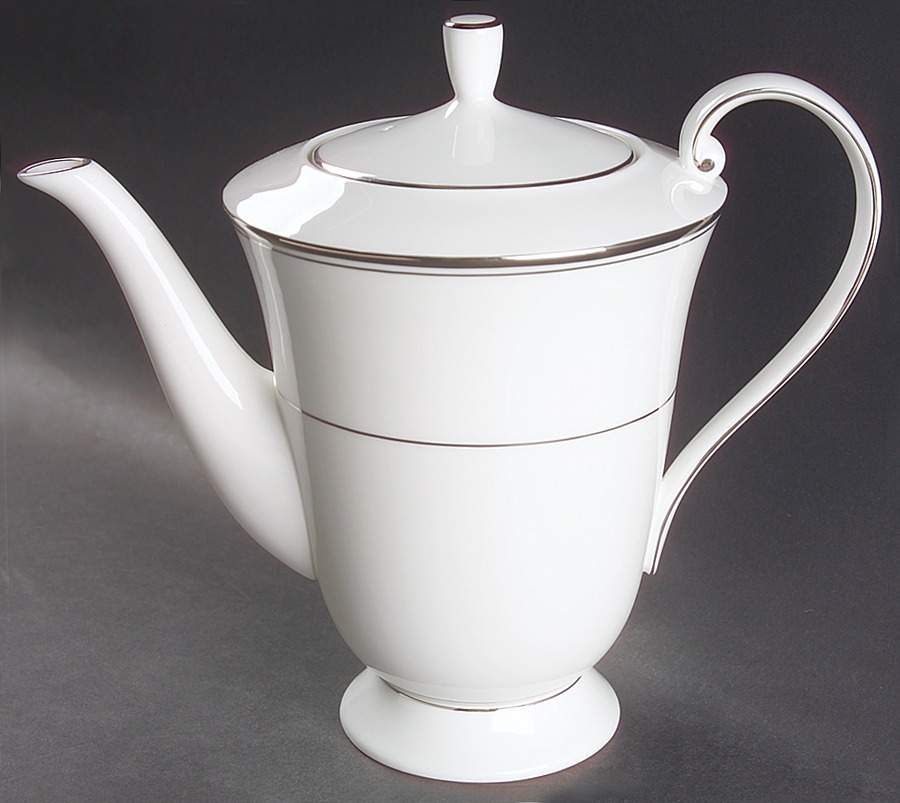 Gothic Platinum Coffee Pot & Lid by Mikasa-1