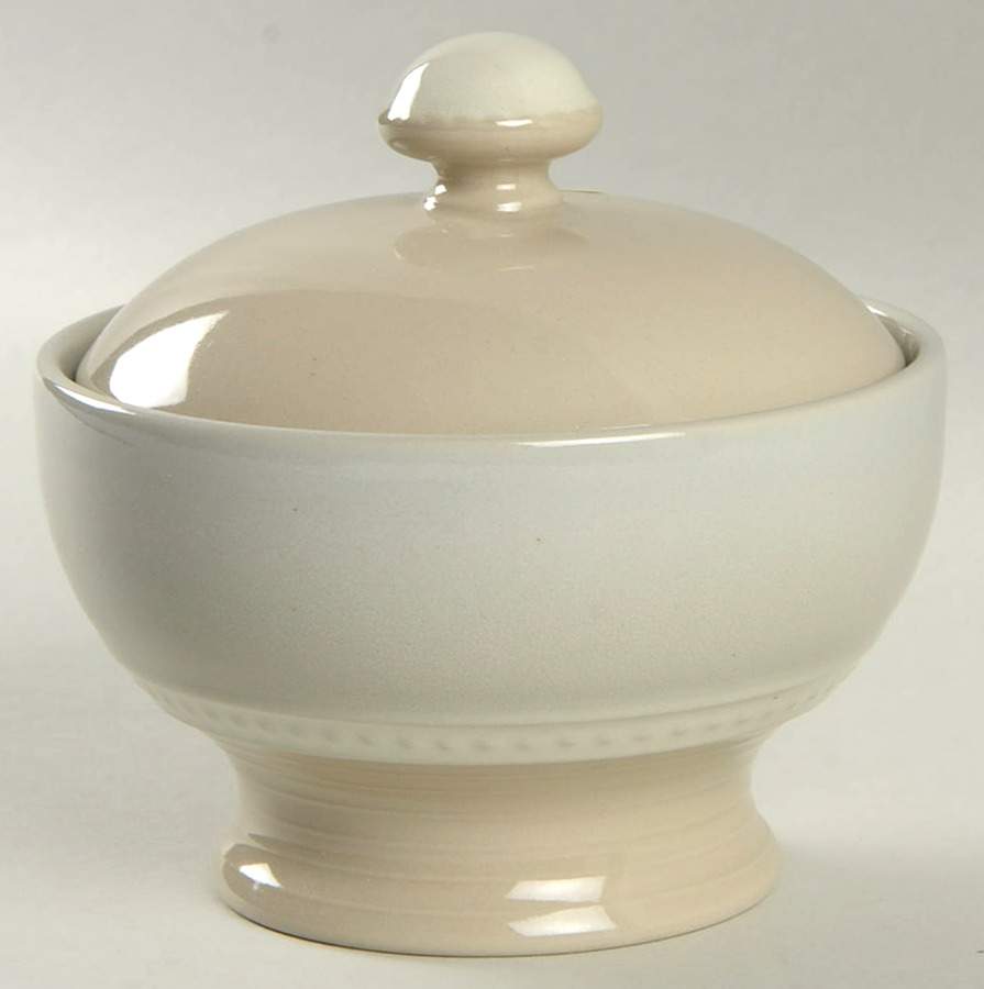 Gray Cliff Sugar Bowl & Lid by Mikasa-1