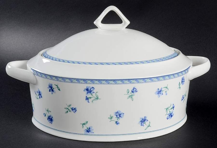 Blue Medley Oval Tureen & Lid by Mikasa-1