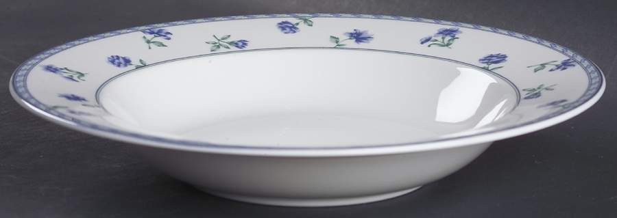 Blue Medley Large Rim Soup Bowl by Mikasa-1