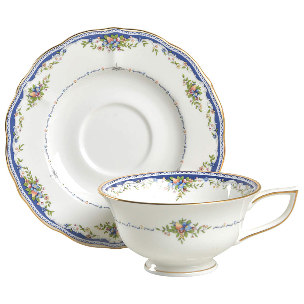 Montpellier Footed Cup & Saucer Set by Mikasa-1